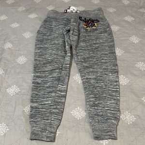 Reflex Kids Gray Joggers with Colorful Logo